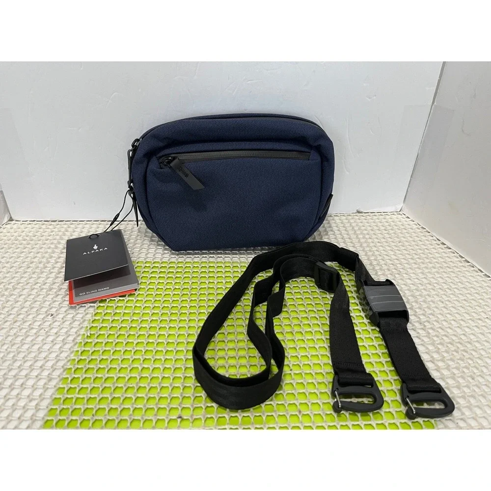 Alpaka Go Sling Nano Axoflux Blue 600D Weatherproof Crossbody Bag travel New